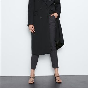 Zara high rise plaid sculpting pants